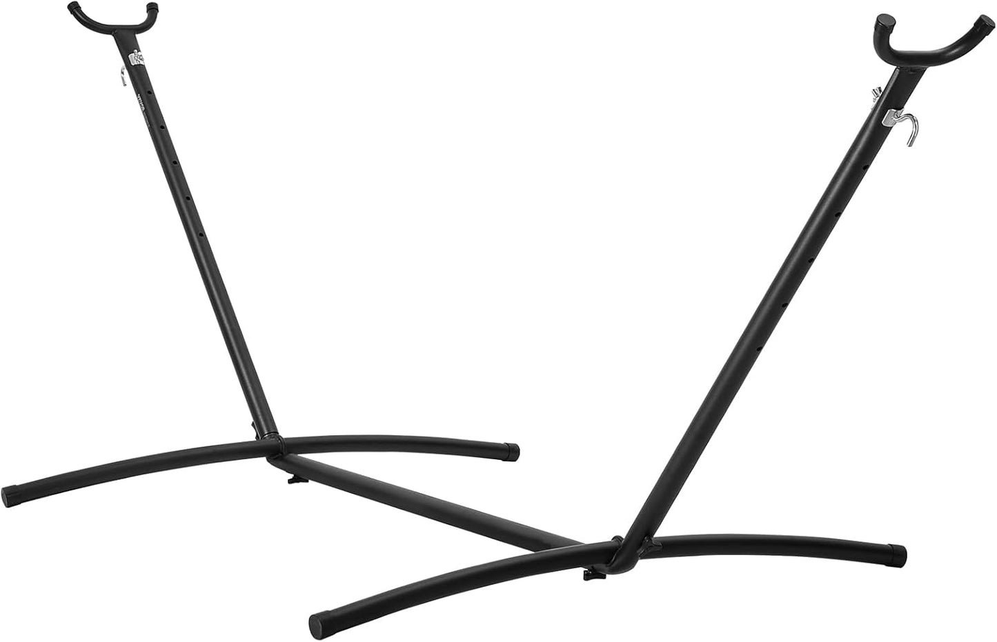 VEVOR Wooden Hammock Stand, 475 lbs Capacity Universal 2 Person Hammock Frame Fits 9-13 ft Hammocks, Larch Wood Arc Adjustable Stand for Hammock with Chain and Carabiner, for Outdoor and Indoor