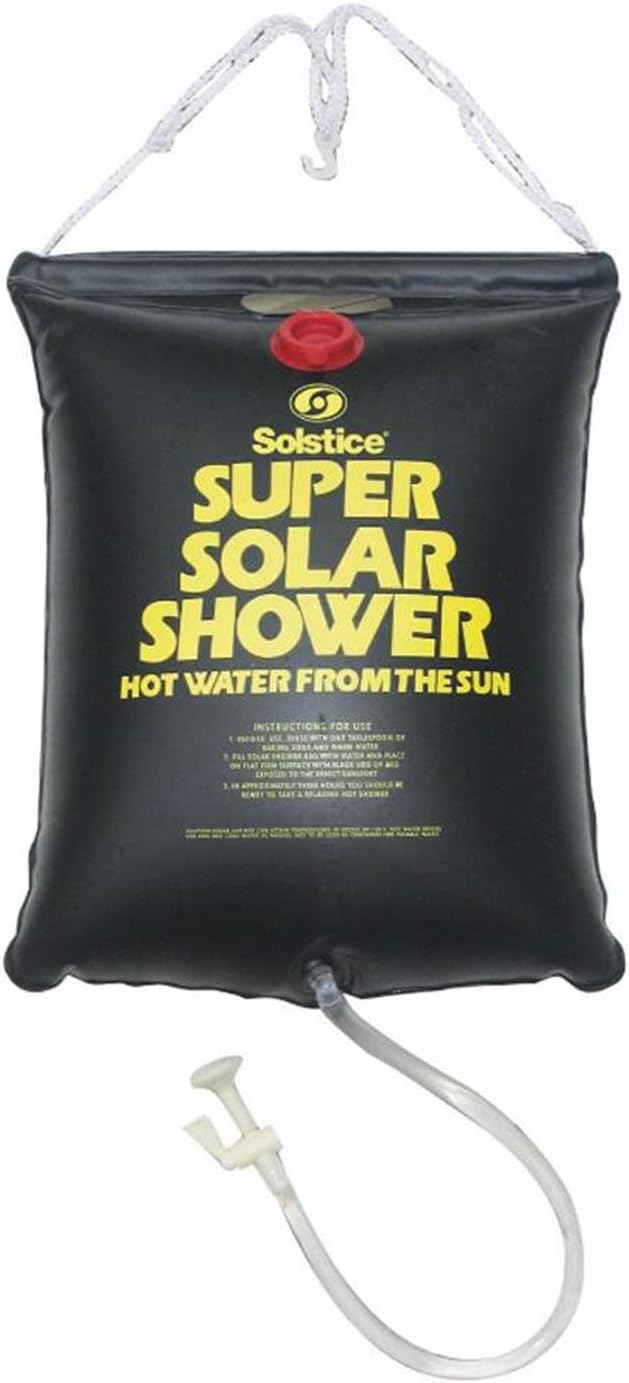 SWIMLINE HYDROTOOLS Tube Style 7 Foot Poolside Shower, Adjustable Head & Foot Tap Spigot With Valve Controls, Standard Garden Hose, Environmentally Friendly, Outdoor Backyard Poolside Beach Spa